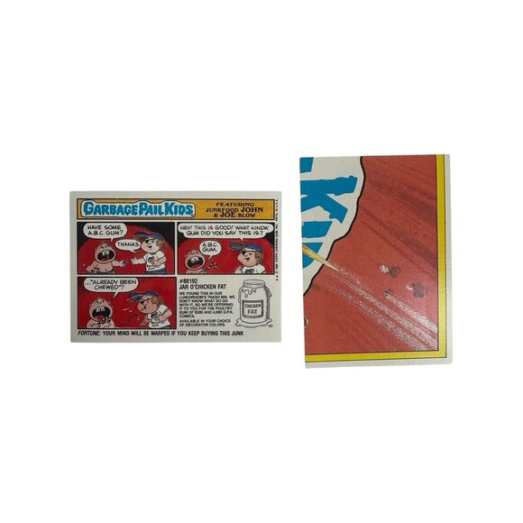 Lot of 10 Vintage Garbage Pail Kids Trading Cards Stickers 1980s Topps Mixed - Picture 6 of 16